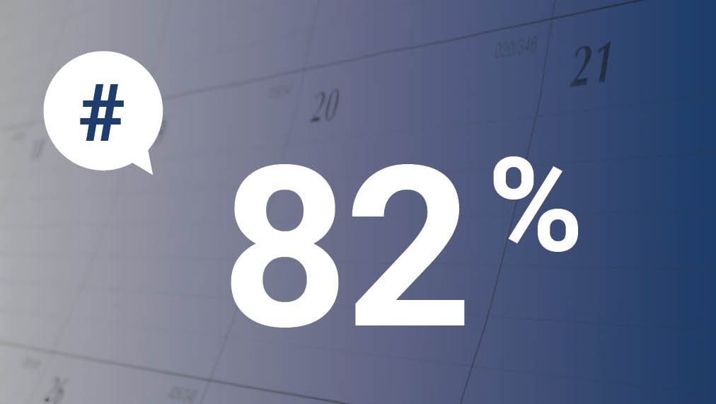 Le chiffre du mois  : 82 %