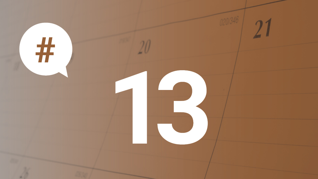 Le chiffre du mois : 13